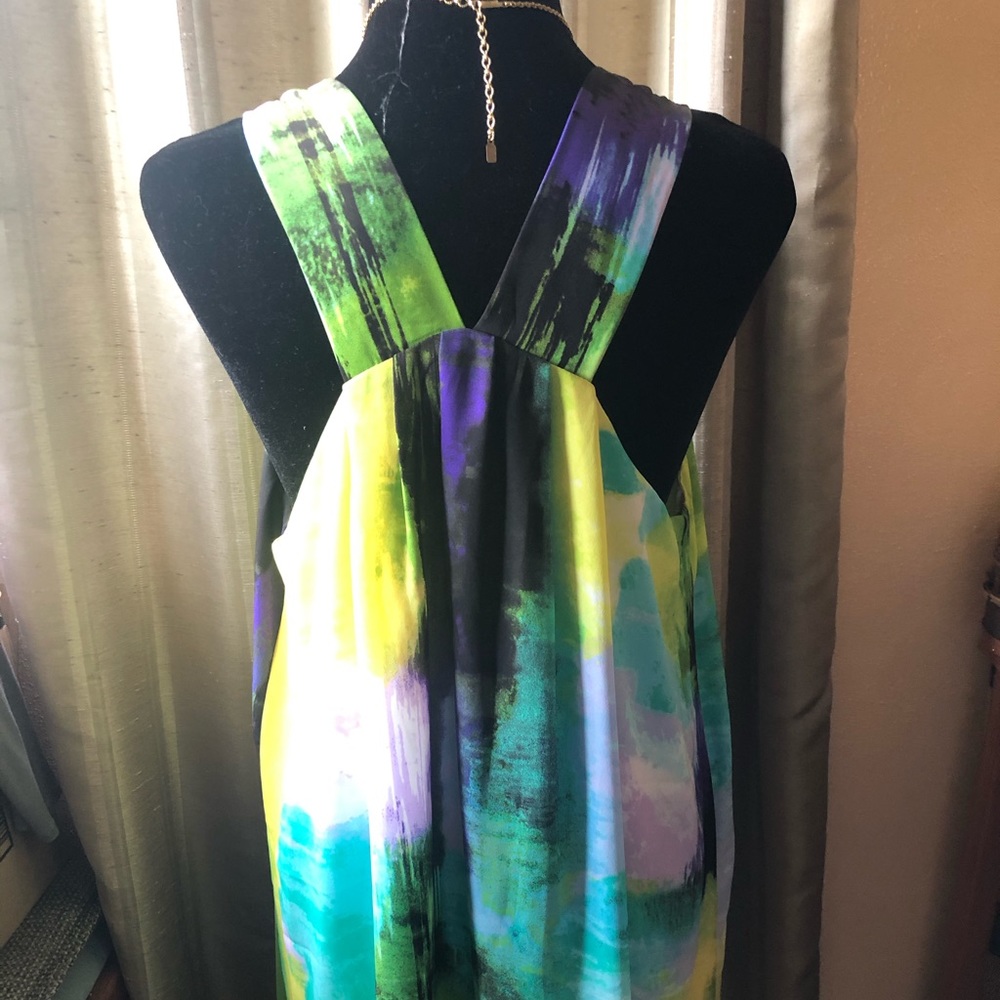 VINTAGE watercolor dress - Picture 4 of 7